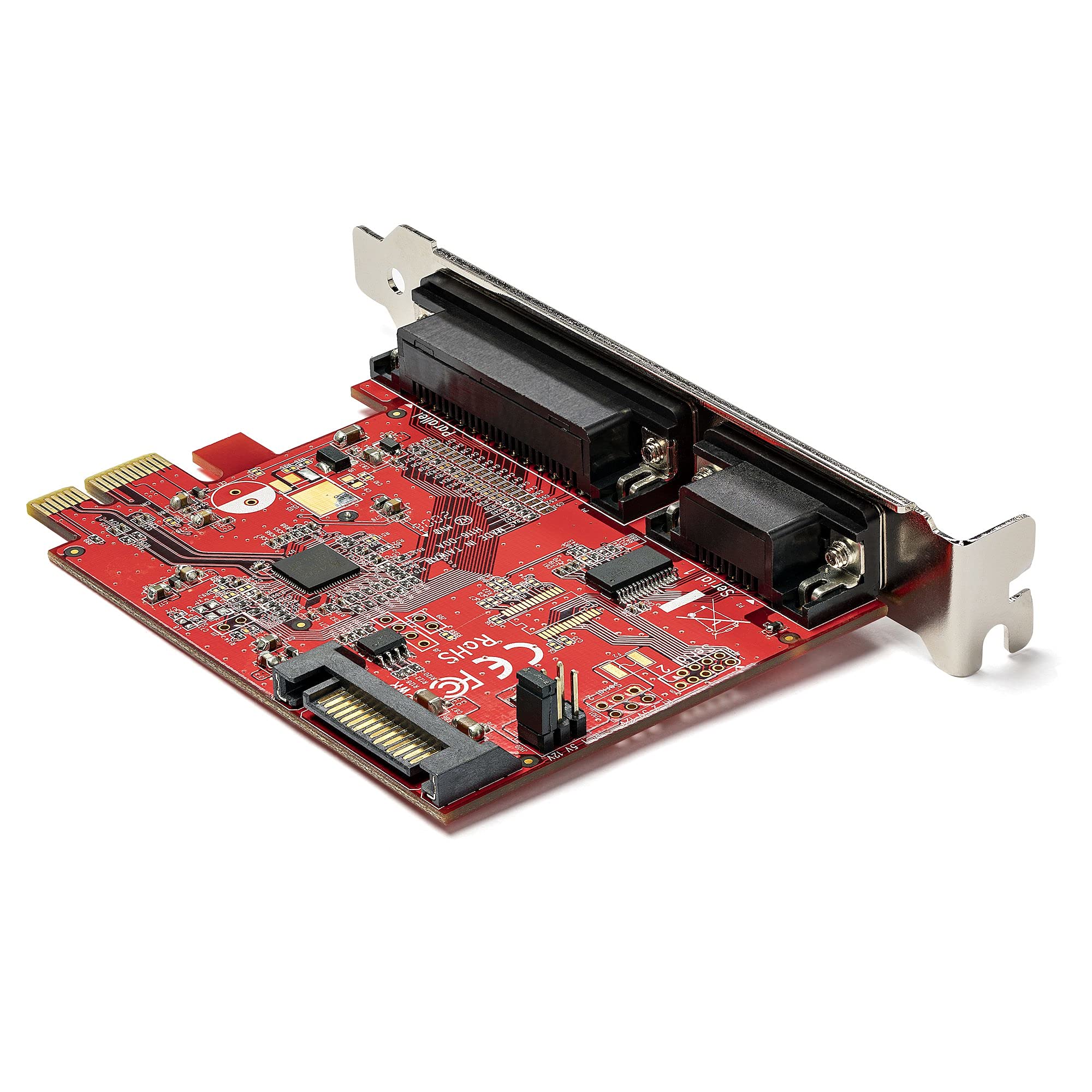 StarTech.com PCIe Card with Serial and Parallel Port - PCI Express Combo Adapter Card with 1x DB25 Parallel Port & 1x RS232 Serial Port - Expansion/Controller Card - PCIe Printer Card (PEX1S1P950)