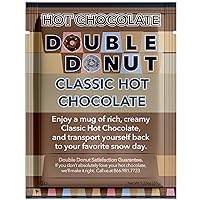 Double Donut Hot Chocolate, Classic Hot Chocolate, Hot Chocolate Packets, Hot Cocoa Mix, 32 Count (Pack of 1)