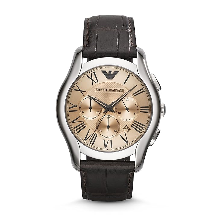 Mua Emporio Armani Men's AR1785 Dress Brown Leather Watch trên Amazon Mỹ  chính hãng 2023 | Fado