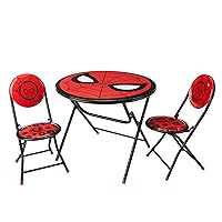 Marvel Spiderman 3 Piece Foldable Round Table and Chair Set, Ages 3+