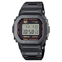 CASIO G-Shock MR-G Titanium Black and Gold Tough Solar Watch MRGB5000B-1