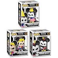 Funko Pop! Disney: Minnie Mouse Collectors Set- Totally Minnie, Minnie, Princess Minnie