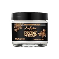 Balancing Moisturizer for Dry Skin African Black Soap with Shea Butter 2 oz