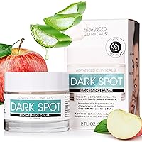 Dark Spot Remover Face Moisturizer Lotion W/Caffeine + Lactic Acid | Brightening Vitamin C Face Cream | Dark Spot Corrector For Face, Puffy Eyes, & Sun Damage, 2 Fl Oz
