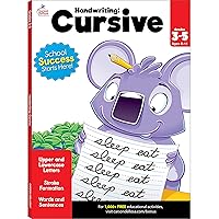 Carson Dellosa Cursive Handwriting Workbook for Kids, Grades 3-5 Cursive Letter Tracing Book, Cursive Handwriting Practice and Letter Tracing for Beginners Workbook for Homeschool or Classroom Carson Dellosa Cursive Handwriting Workbook for Kids, Grades 3-5 Cursive Letter Tracing Book, Cursive Handwriting Practice and Letter Tracing for Beginners Workbook for Homeschool or Classroom Paperback Spiral-bound