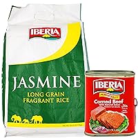 Iberia Corned Beef, 12 oz + Iberia Jasmine Long Grain Fragrant Rice, 18 Pounds