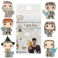 Loungefly Harry Potter Enamel Pins Blind Box - 1 out of a possible 6 options - Cute Collectable Novelty Brooch - for Backpacks & Bags - Gift Idea - Official Merchandise