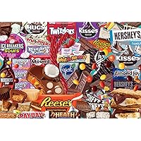 Buffalo Games - Hershey - Deluxe Collage - 2000 Piece Jigsaw Puzzle for Adults Challenging Puzzle Perfect for Game Nights - Finished Size 38.50 x 26.50
