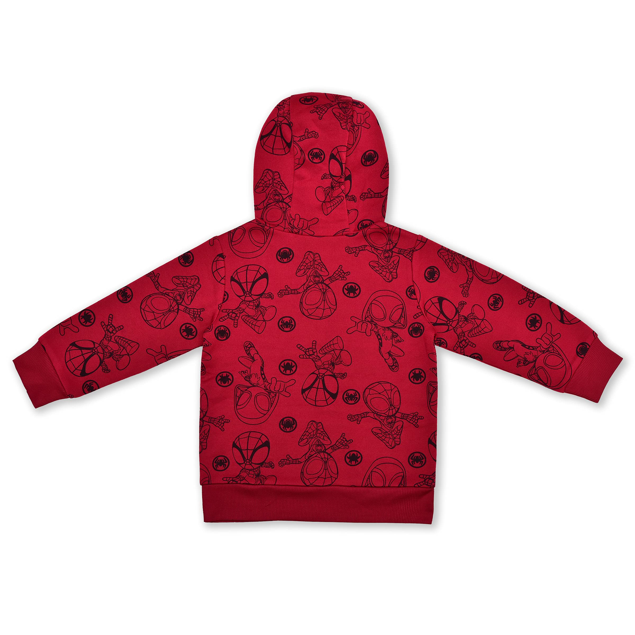 Marvel Spidey and His Amazing Friends Red Hoodie and Jogger Sweatpant Set for Toddler Boy