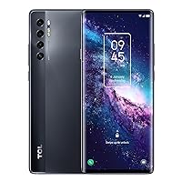 TCL 20 Pro 5G Unlocked Smartphone with 6.67” AMOLED FHD+ Display, 48MP OIS Quad Camera, 6GB+256GB, 4500mAh Battery, US 5G Verizon Cellphone, Moondust Gray (Does not Support Sprint/AT&T 5G) (Renewed)