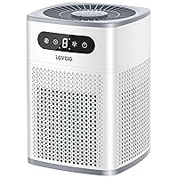 Air Purifiers for Bedroom, HEPA Covers Up to 302 sq.ft Room, 24db Sleep Model, Night Lighting, 3 Timers, with Aromatherapy for Bedroom, Dorm Room, Apartment, Kitchen-HY1800
