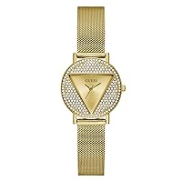 GUESS Women's 30mm Watch - Gold-Tone Bracelet Champagne Dial Gold-Tone Case
