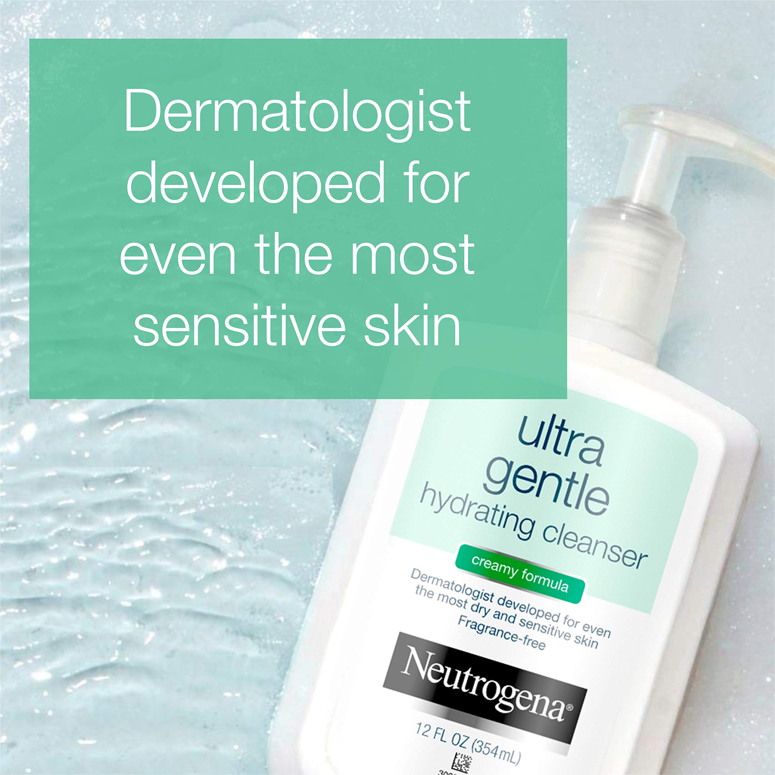 Mua Neutrogena Ultra Gentle Hydrating Daily Facial Cleanser for Sensitive  Skin, Acne, Eczema & Rosacea, Oil-Free, Soap-Free, Hypoallergenic &  Non-Comedogenic Creamy Face Wash, 12 fl. oz trên Amazon Mỹ chính hãng 2022 |