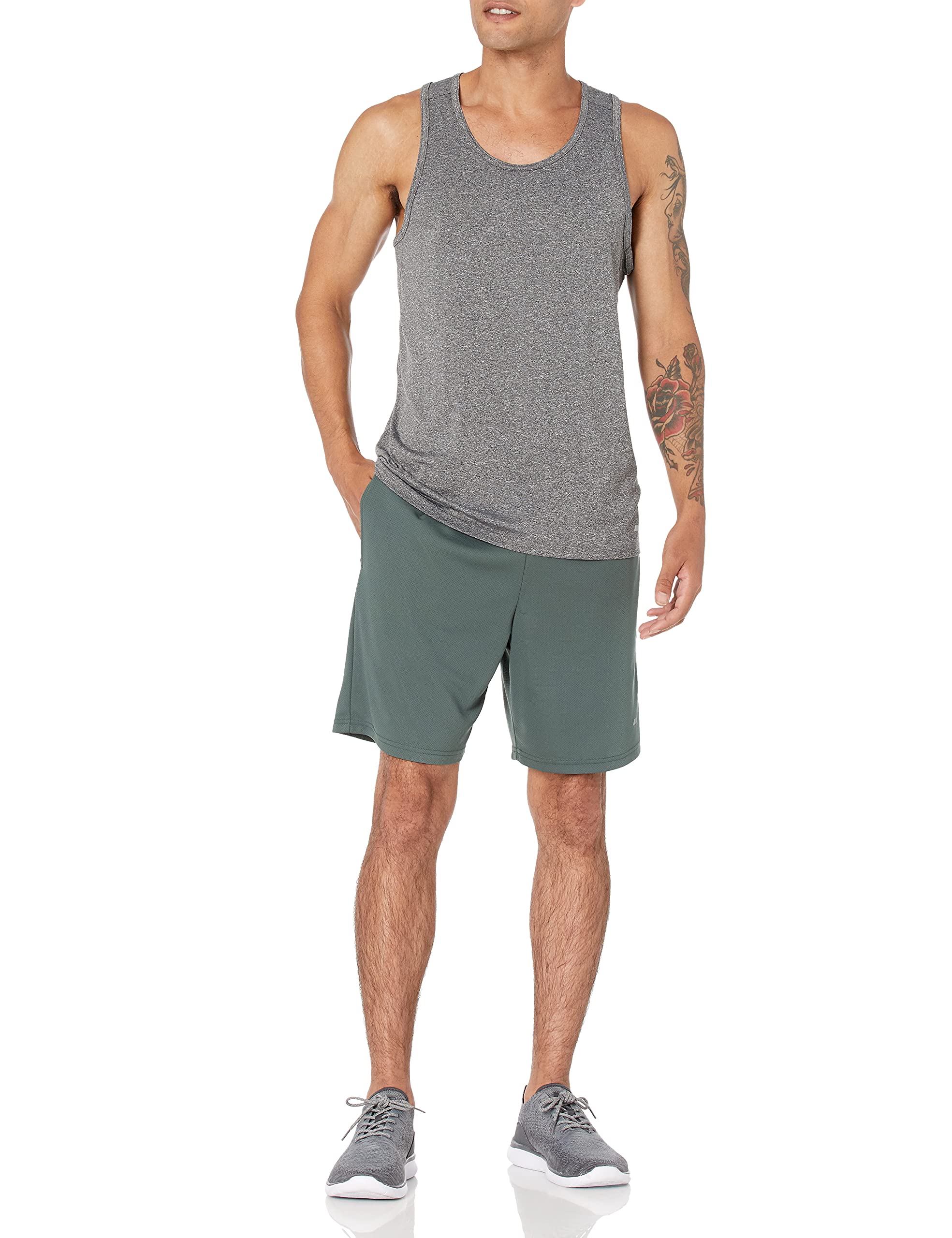 Amazon Essentials Men's Tech Stretch Tank T-Shirt