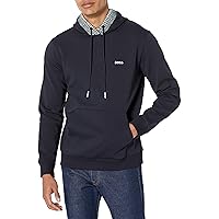 BOSS Men's Multi Colored Logo Hooded Sweatshirt