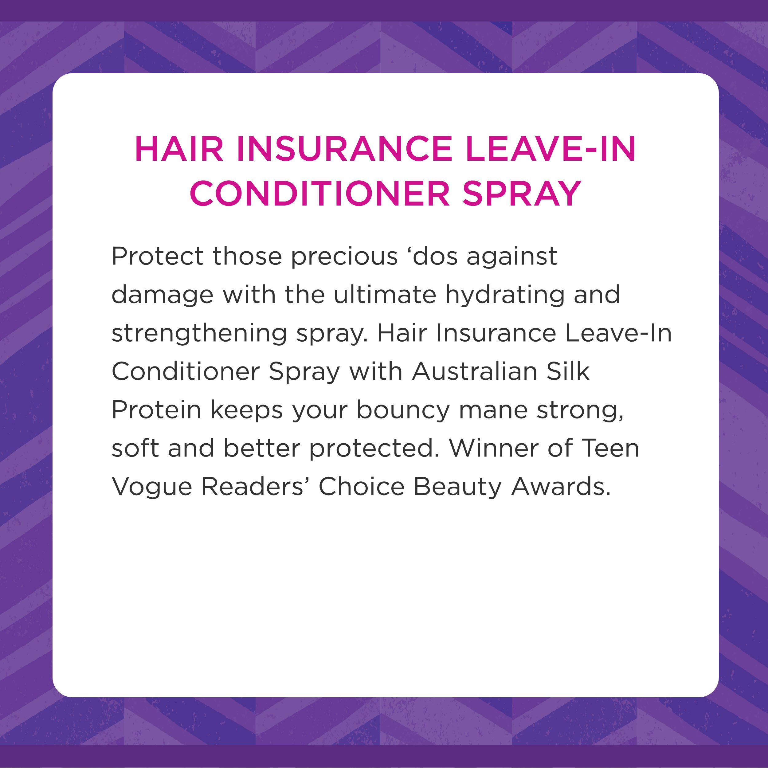Aussie Hair Insurance Leave-In Conditioner 8 Fluid Ounce