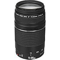 Canon EF 75-300mm f/4-5.6 III Telephoto Zoom Lens for Canon SLR Cameras, 6473A003 (Renewed)