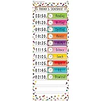 Teacher Created Resources Confetti 14 Pocket Daily Schedule Pocket Chart (13