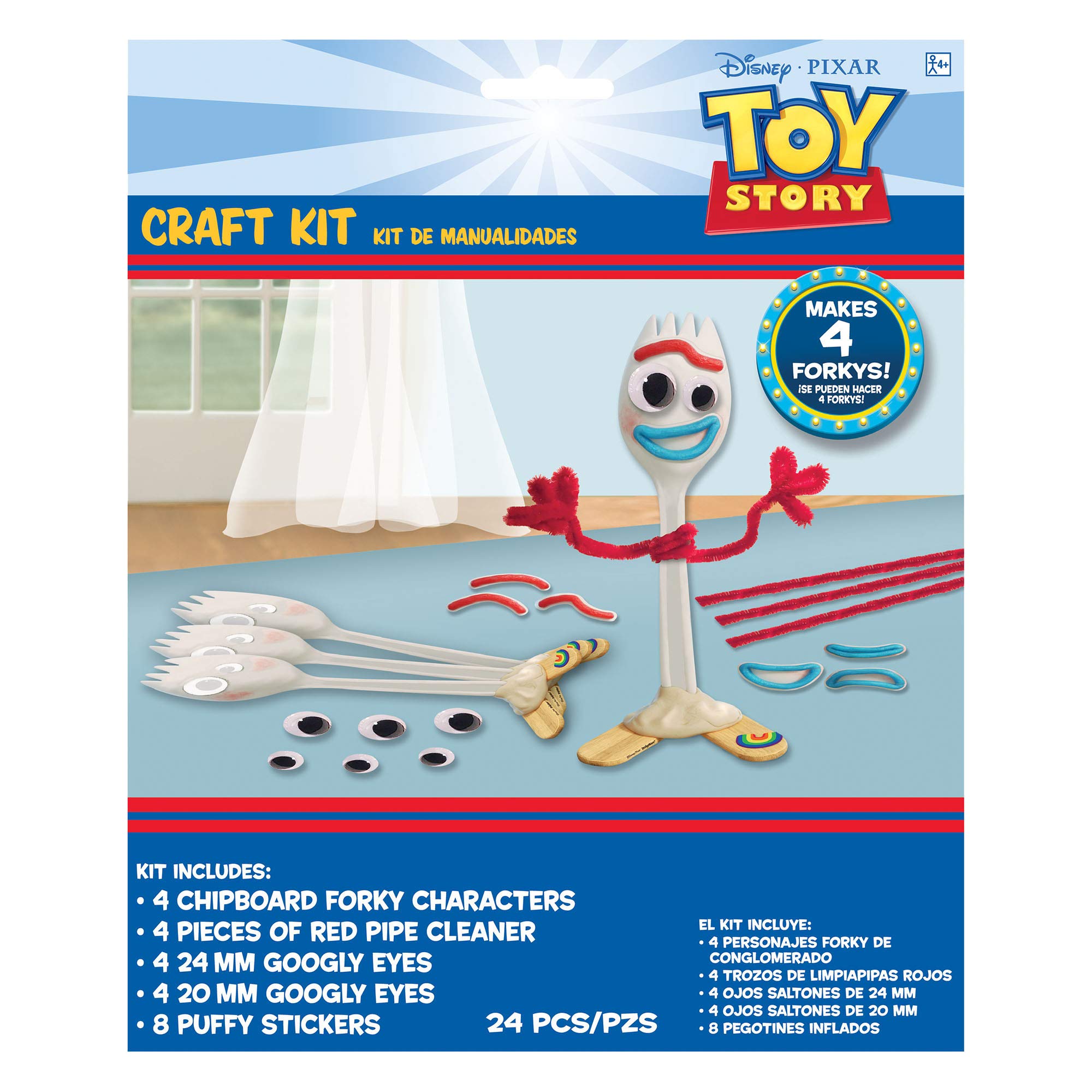 Amscan Disney/Pixar Toy Story 4 Craft Kit - 4 Pcs.