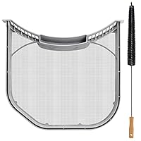 2024 Upgraded ADQ56656401 Dryer Lint Filter Upgrade Stainless Steel Screen with Clothes Dryer Lint Vent Trap Cleaner Brush by Beaquicy - Fit for Kenmore LG Dryer - Replaces AP4457244 AH3531962 1462822