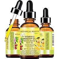 VITAMIN C ROSEHIP OIL Moisturizing Face Oil Anti-aging, Regenerating and Nourishing 20% Vitamin C, Pure Rose Hip Oil 1 Fl. Oz - 30 ml