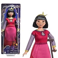Mattel Disney Wish Dahlia of Rosas Posable Fashion Doll, Including Removable Clothes and Accessories