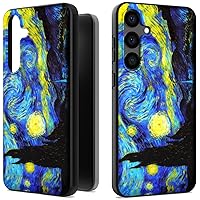 CoverON Art Design for Samsung Galaxy S24 Case, Slim TPU Rubber Flexible Skin Cover Thin Lightweight Silicon Sleeve Fit Galaxy S24 5G Phone Case - Starry Night Van Gogh