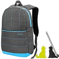 Universal 15.6 Inch College Laptop Backpack Padded Daypack and USB Wiresless Mouse