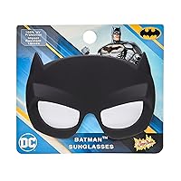 Sun-Staches Batman Mask Sungalsses, Lil' Characters | Costume Accessory | UV 400 | One Size Fits Most Kids