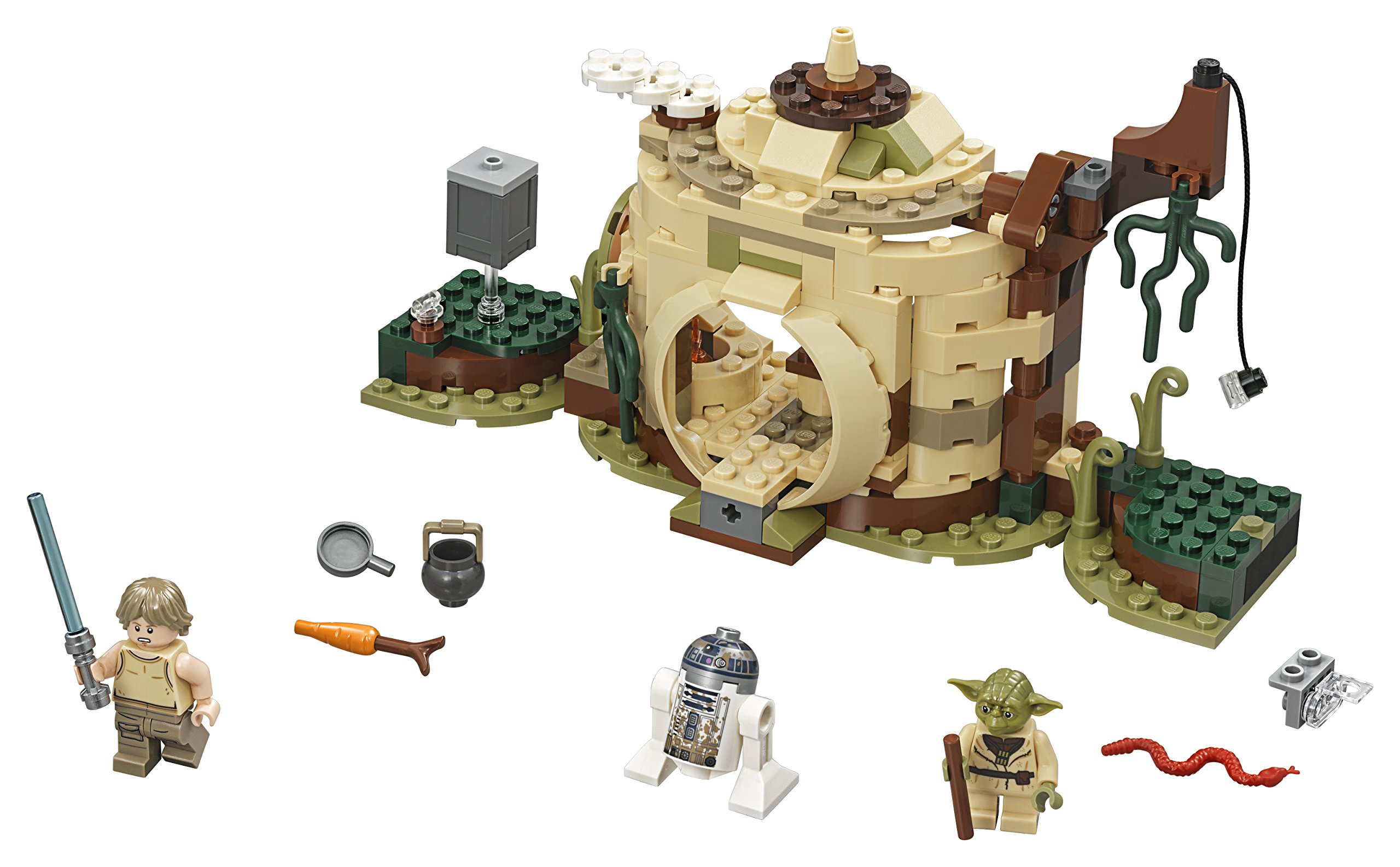 LEGO Star Wars: The Empire Strikes Back Yoda’s Hut 75208 Buildin g Kit (229 Pieces) (Discontinued by Manufacturer)