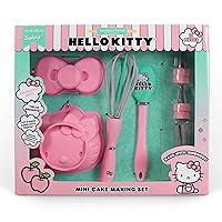 Hello Kitty Cake Baking Set with Kitty Face and Bow Mini Cake Molds and More