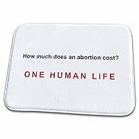 3dRose How Much Does Abortion Cost - Bathroom Bath Rug Mats (rug-60812-1)