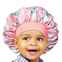 Red by Kiss Toddler Satin Bonnet Sleep Caps Hair Wraps Hair Bonnet