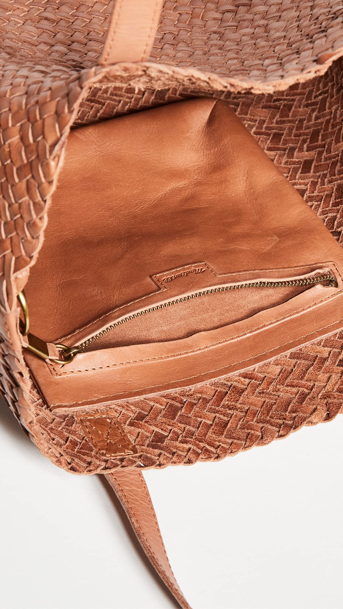 The Medium Transport Tote: Woven Leather Edition