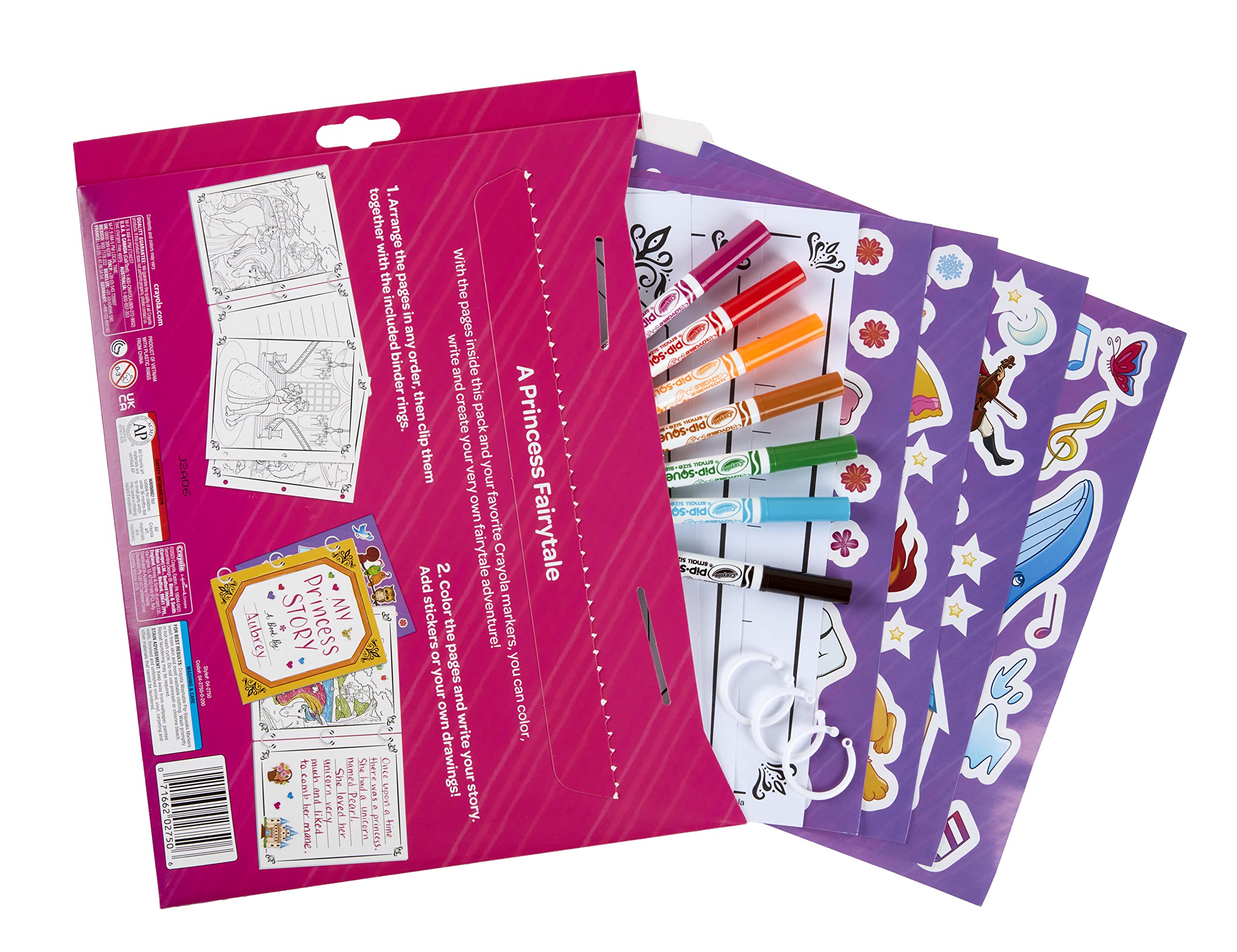 Crayola Book Making Kit for Kids, Fairytale Storybook, DIY Kits for Girls & Boys, Ages 6, 7, 8, 9