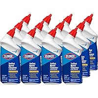 CloroxPro Commercial Solutions, Clorox Manual Toilet Bowl Cleaner with Bleach, Automatic Toilet Cleaner, Fresh Scent, 24 Ounces (Pack of 12) - 00031