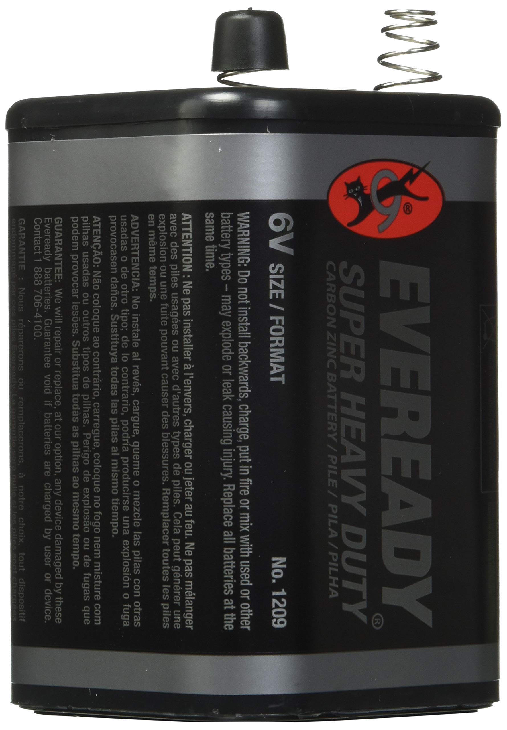 Eveready 6V Battery, Super Heavy Duty 6 Volt Battery, 1 Count