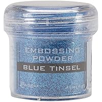 Ranger 359840 Embossing Powder, Blue Tinsel