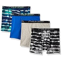 Calvin Klein Boys' Underwear Boxer Briefs 4 Pair Value Pack