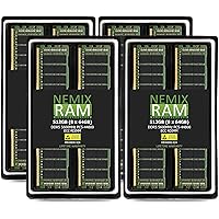NEMIX RAM 512GB (8X64GB) DDR5 5600MHZ PC5-44800 2Rx4 ECC RDIMM Registered Server Memory Kit