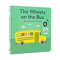 Calis Books The Wheels on The Bus Book - Interactive Books for 1 Year Old - Wheels on The Bus Toy - Musical Book for Toddlers 1-3 - Full Wheels on The Bus Song