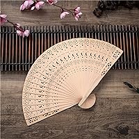 Personalized Wood Fans Handheld,Personalized Wedding Favors Guests,Personalized Hand Fans For Weddings,Custom Fan (100Pcs,moon)