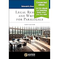Legal Research and Writing for Paralegals: [Connected eBook] (Aspen Paralegal Series) Legal Research and Writing for Paralegals: [Connected eBook] (Aspen Paralegal Series) Paperback Kindle