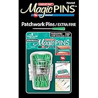 Taylor Seville Originals Comfort Grip Magic Pins Patchwork Extra Fine -Quilting Supplies-Sewing Supplies-Sewing Notions-100 Count