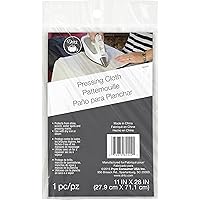 Dritz Clothing Care 82442 Pressing Cloth, 11-Inch x 28-Foot , White, 11