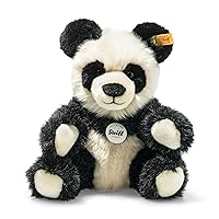 Steiff Manschli Panda Plush, Black and White, Premium Collectible Plush Small