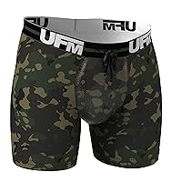 UFM Men’s Polyester Boxer Brief w/Patented Adjustable Support Pouch Regular