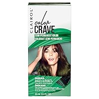 Color Crave Semi-permanent Hair Dye, Emerald Hair Color, 1 Count