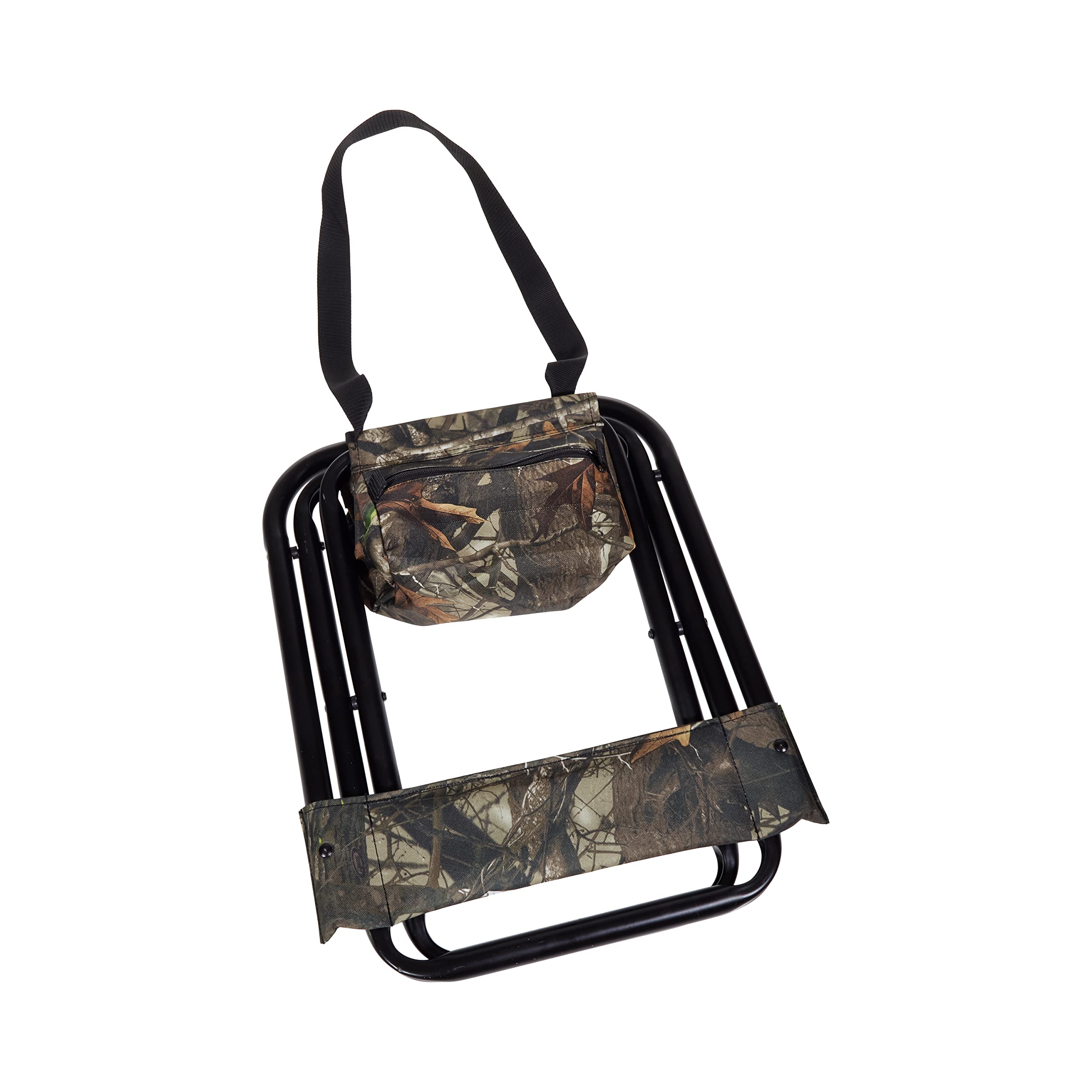 Allen Company Camo Folding Hunting Stool with Storage Pouch- Next G2 Camo - 12L x 14.5W x 17H inches