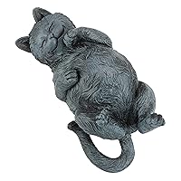 Design Toscano Playful Cat on Back Statue